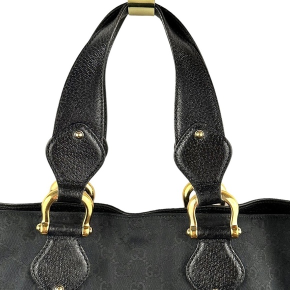 GUCCI oversized signature monogram canvas hobo tote bag - Picture 3 of 16